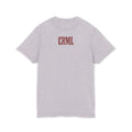 Acid-Wash Tee — 'CRM L' Front & 'Stay Rare' Leopard Floral Graphic