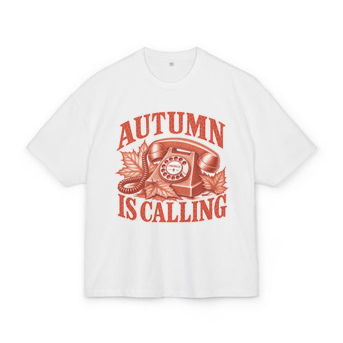 Autumn Is Calling T‑Shirt — Vintage Phone & Leaves Cozy Fall Tee