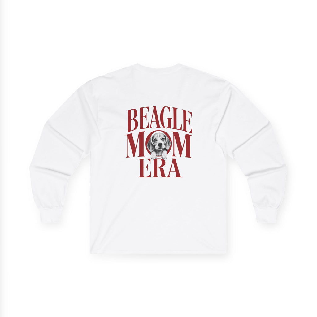 Long Sleeve Tee — "Beagle Mom Era"
