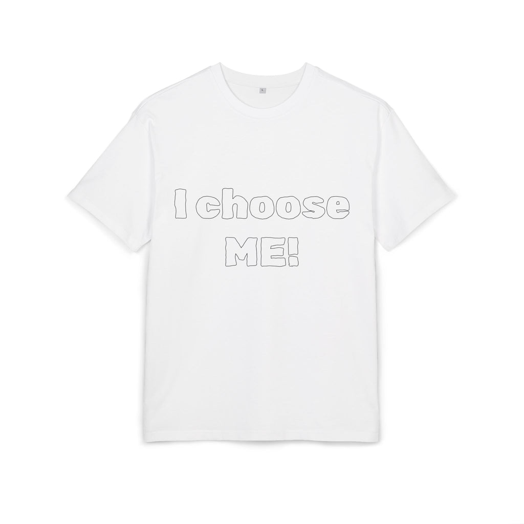 Graphic Tee — "I Choose Me" Leopard & Roses Oversized T-Shirt