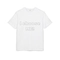 Graphic Tee — "I Choose Me" Leopard & Roses Oversized T-Shirt