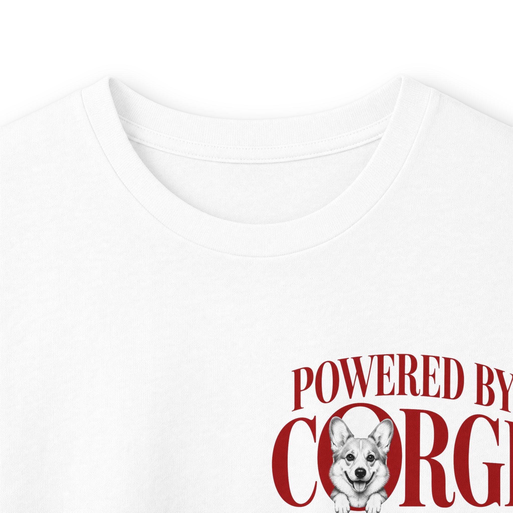 Long Sleeve Tee — "Powered by Corgi Energy"