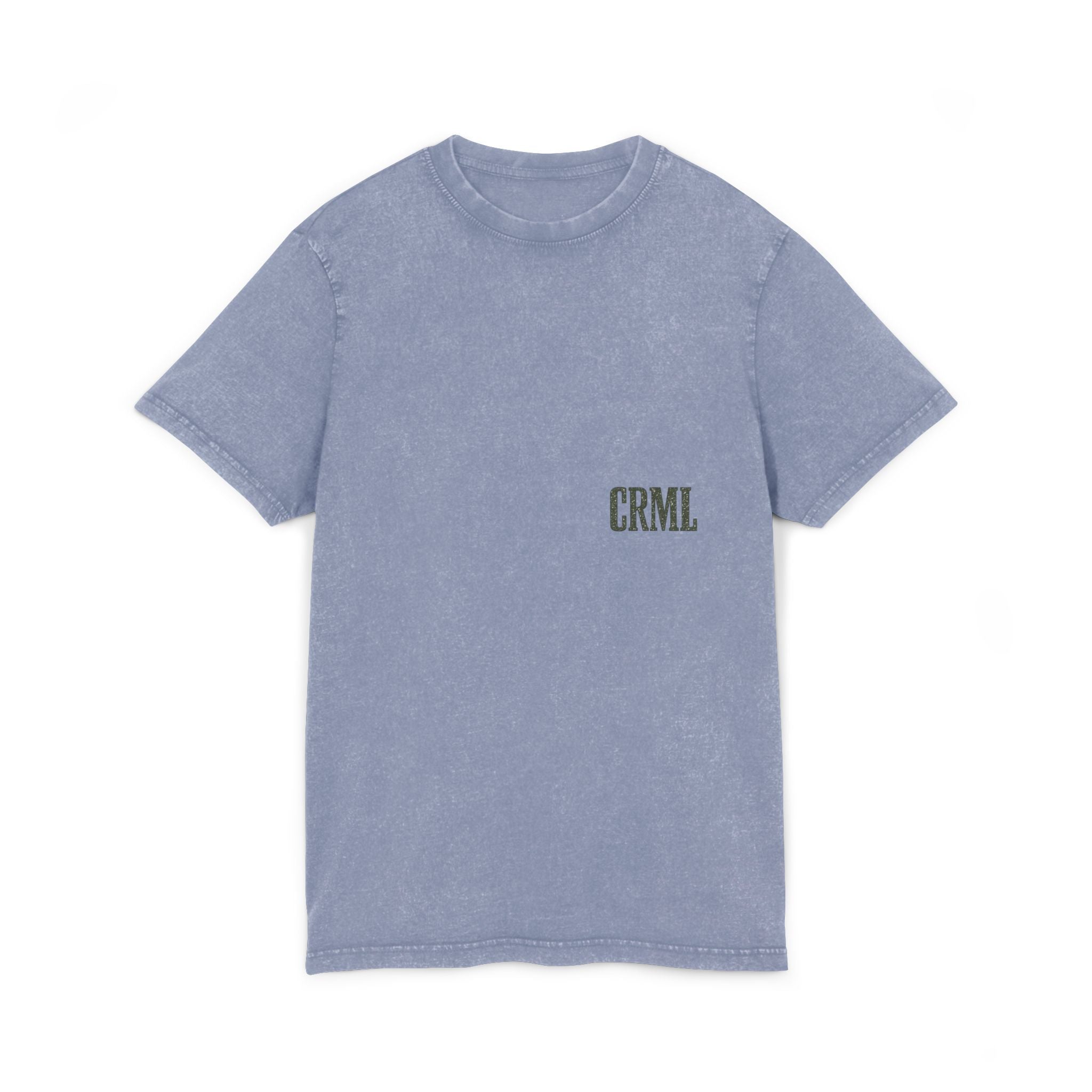 Acid Wash Tee — "Wear Your Freedom" Graphic Crewneck