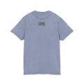 Stay Wild Acid-Wash Tee — 'CRML' Logo Vintage Round-Neck T-Shirt