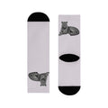 Leopard Print Sublimation Crew Socks — Cozy Animal Graphic Socks