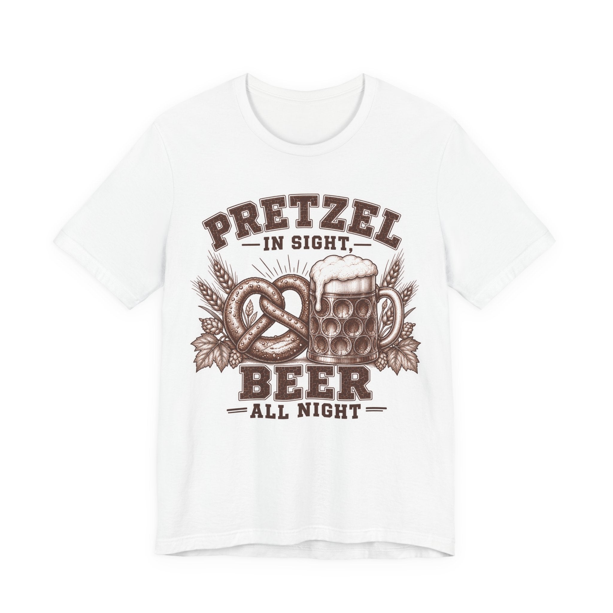 T-Shirt "Pretzel in Sight, Beer All Night"