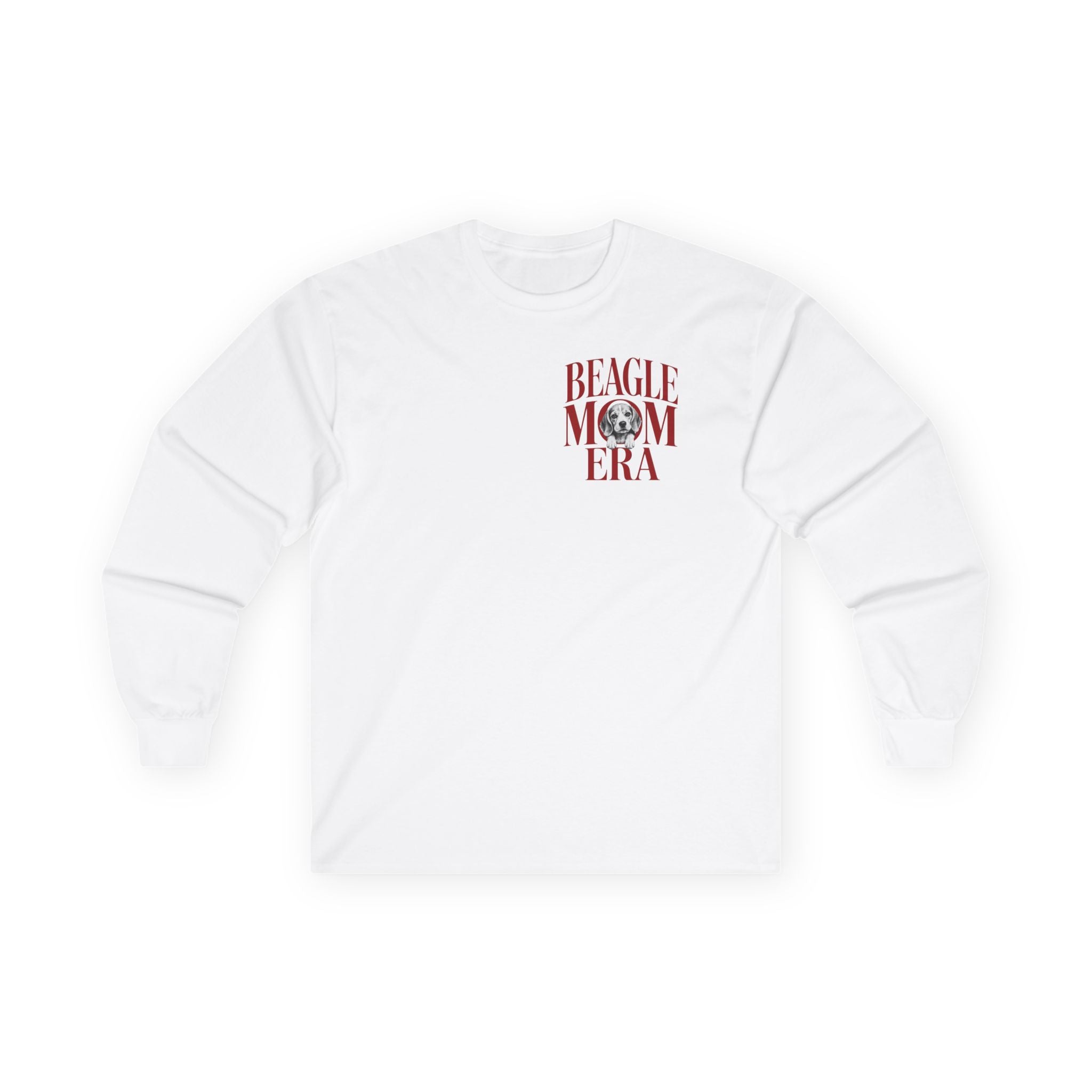 Long Sleeve Tee — "Beagle Mom Era"