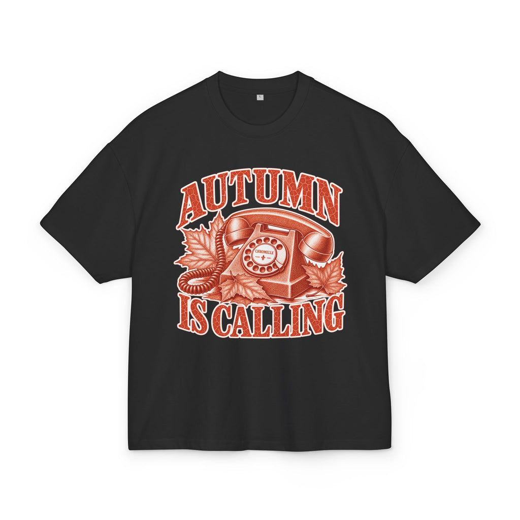 Autumn Is Calling T‑Shirt — Vintage Phone & Leaves Cozy Fall Tee