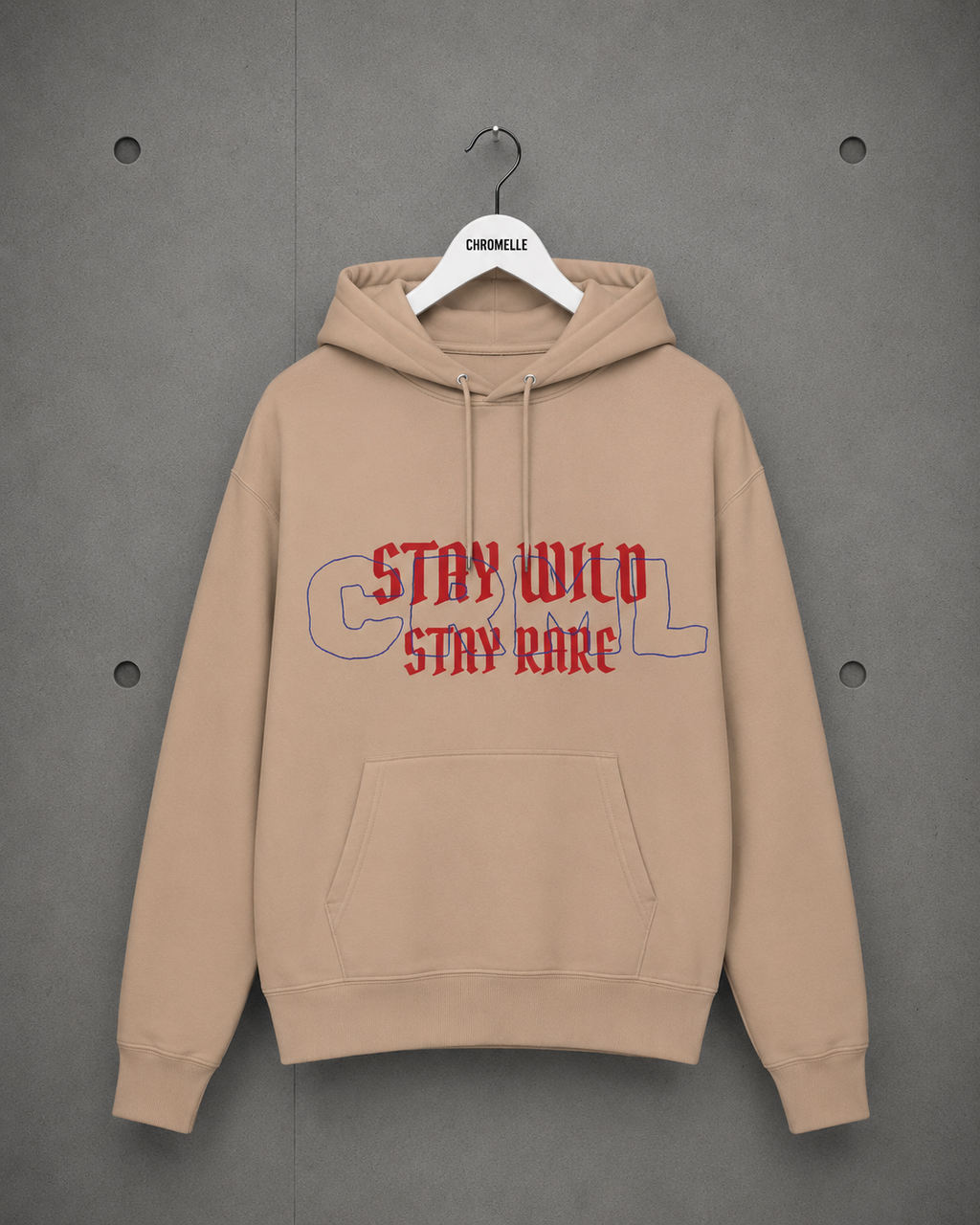 Hoodie — "Stay Wild,Stay Rare"