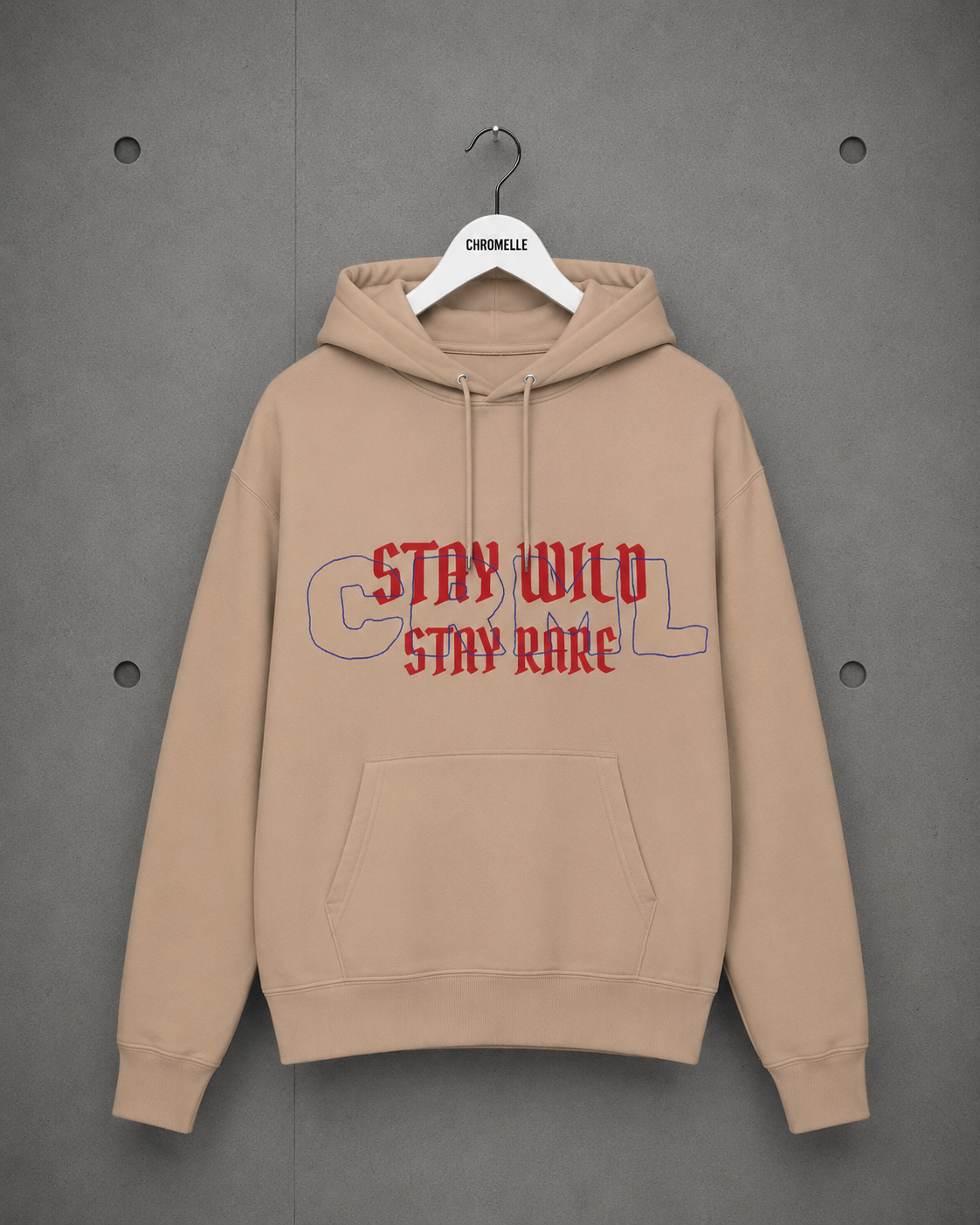 Hoodie — "Stay Wild,Stay Rare"