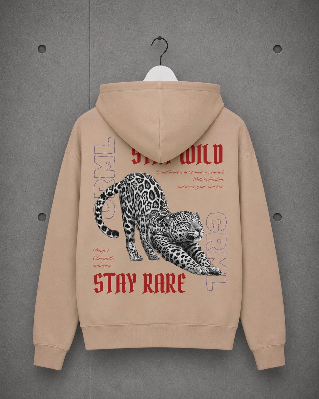 Hoodie — "Stay Wild,Stay Rare"
