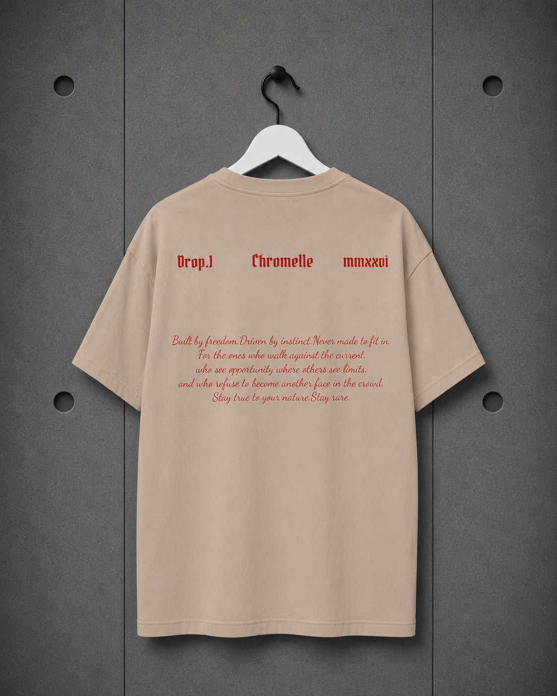 T-Shirt — CRML Graphic Logo "Stay Wild,Stay Rare"