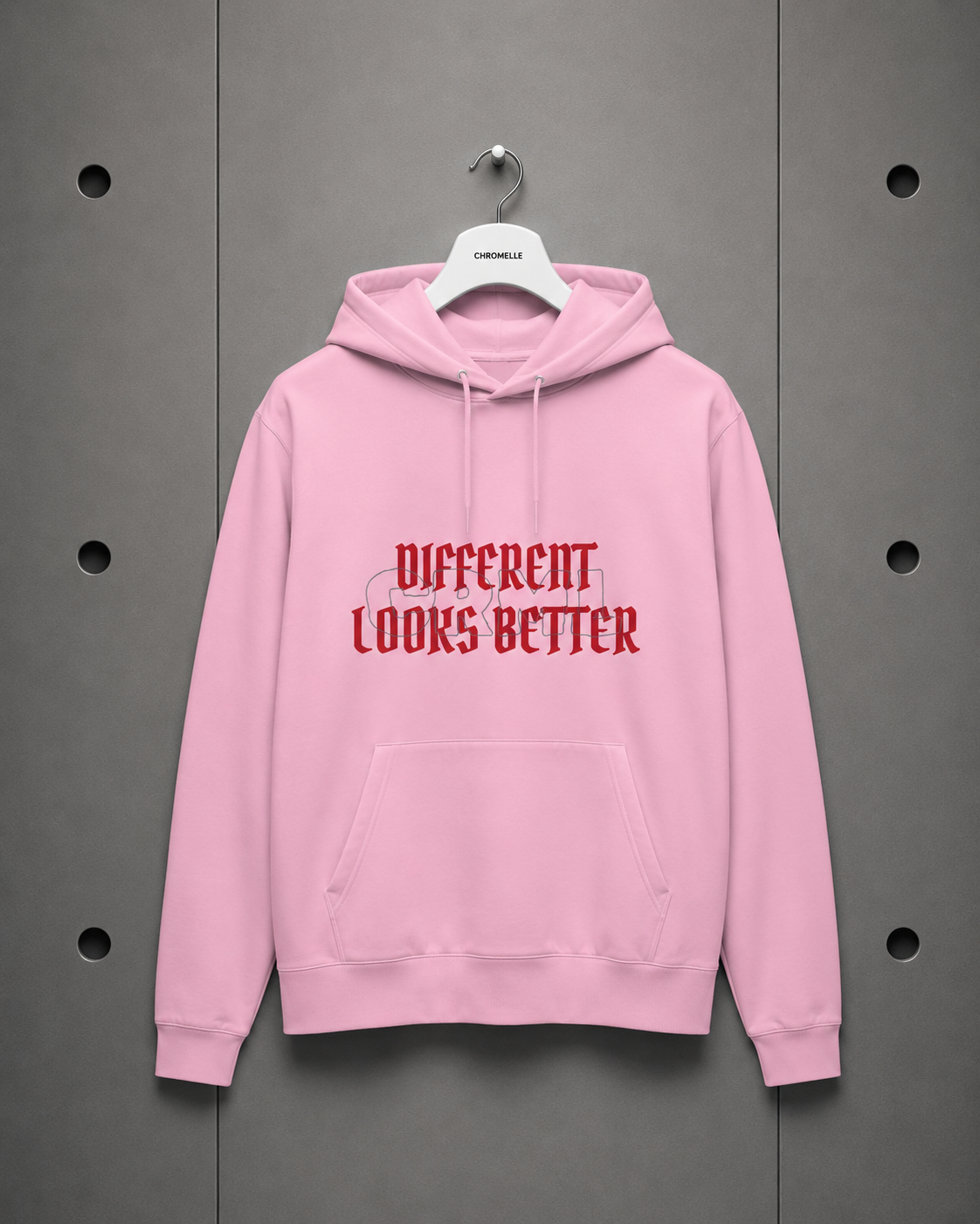 Hoodie — "Different Looks Better"