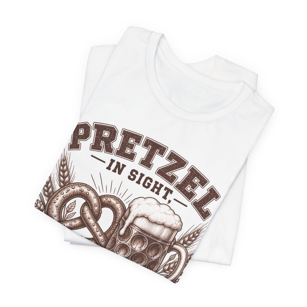T-Shirt "Pretzel in Sight, Beer All Night"