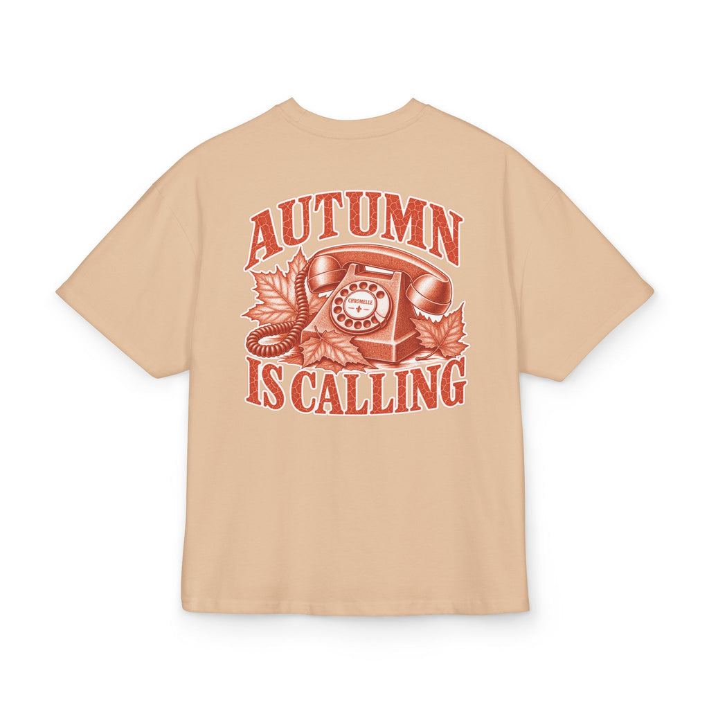 Autumn Is Calling T‑Shirt — Vintage Phone & Leaves Cozy Fall Tee
