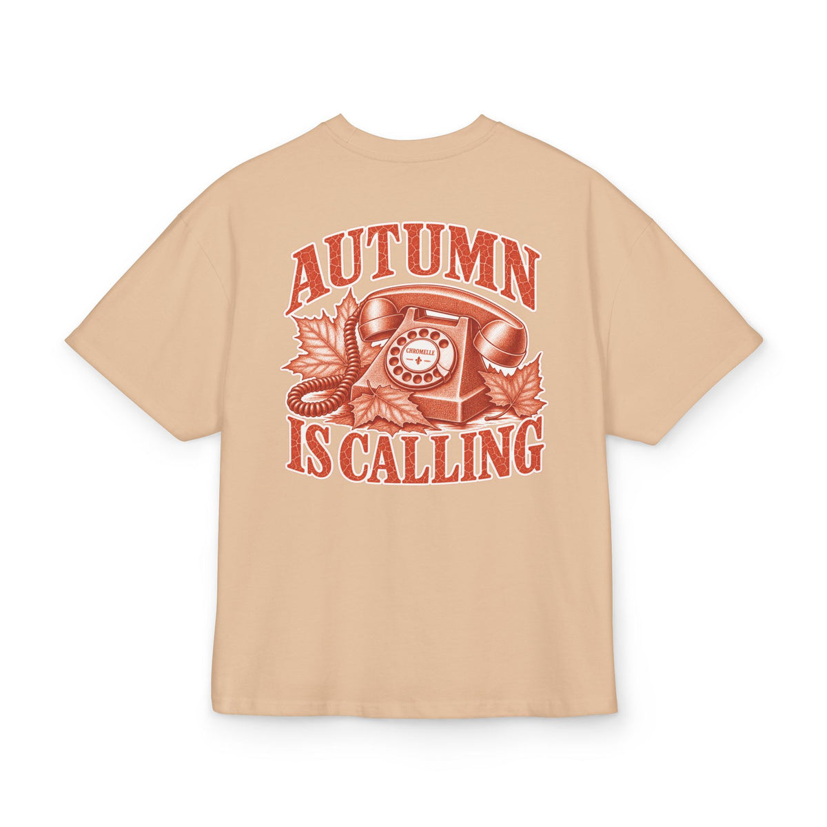 Autumn Is Calling T‑Shirt — Vintage Phone & Leaves Cozy Fall Tee