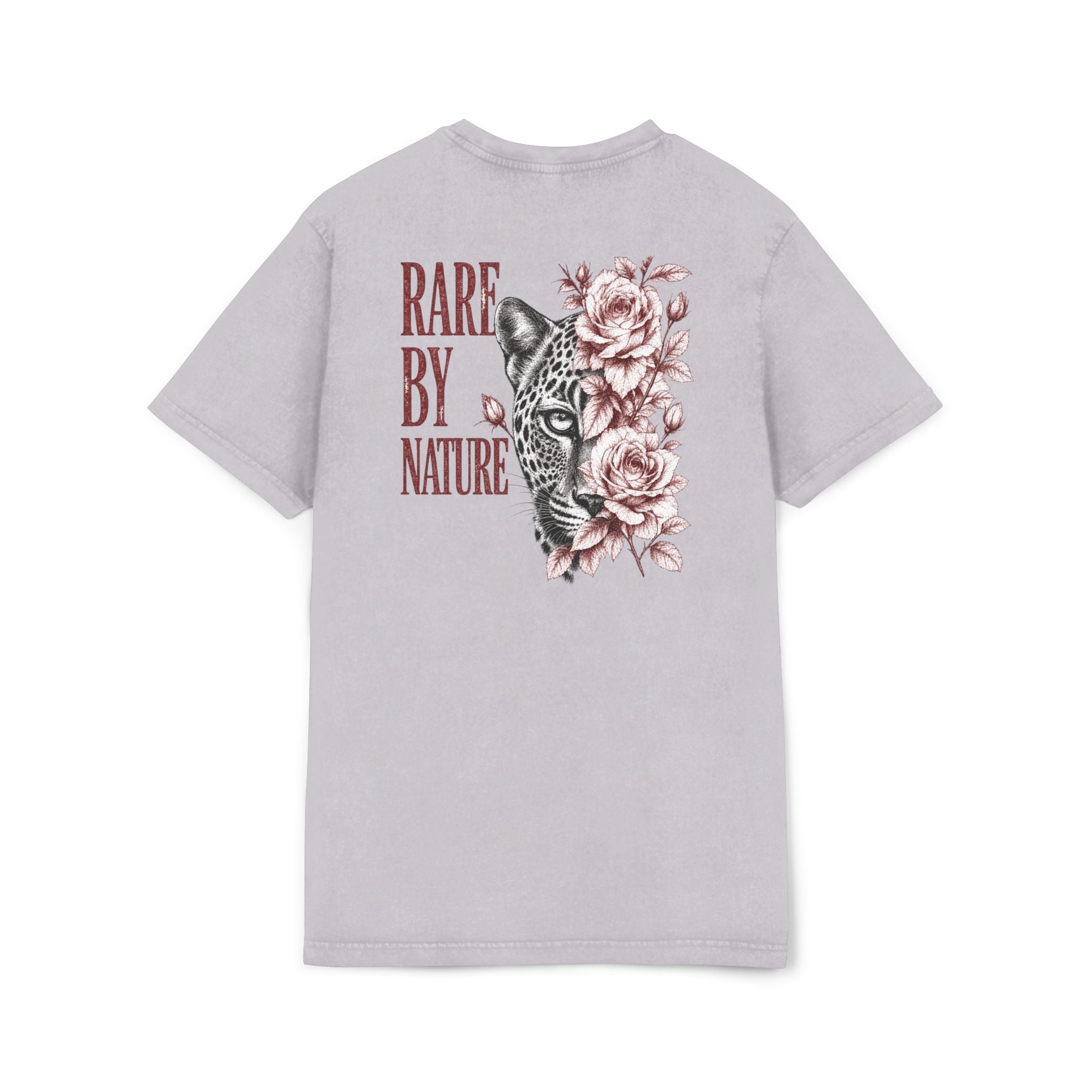 Rare By Nature Acid-Wash Tee — CRML Leopard & Floral Graphic Shirt